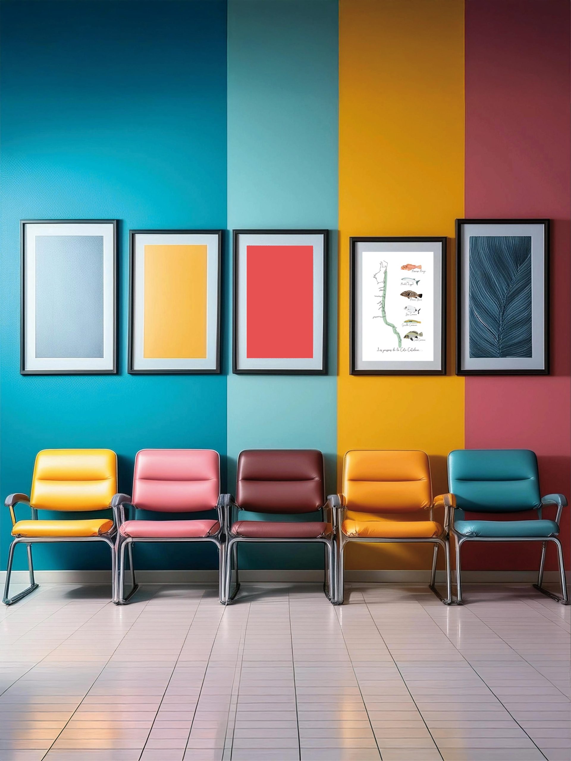 Affiche 30x40 cm collection "Les poissons de la Côte Méditerranéenne" – Image 2